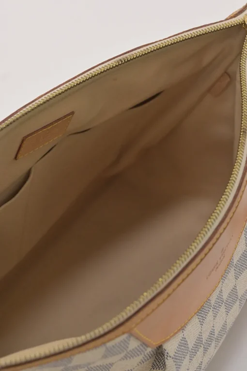 Damier Azur coated canvas and leather Siracusa shoulder bag