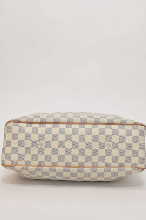 Damier Azur coated canvas and leather Siracusa shoulder bag