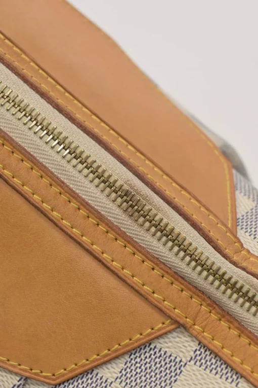 Damier Azur coated canvas and leather Siracusa shoulder bag