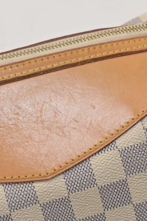 Damier Azur coated canvas and leather Siracusa shoulder bag