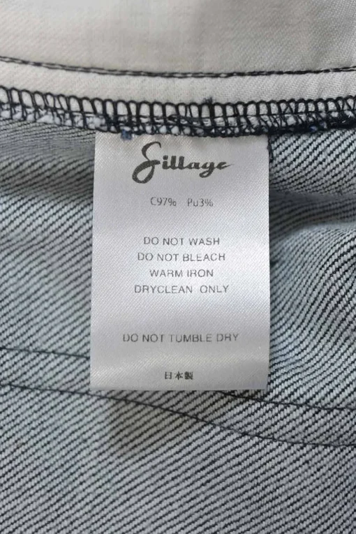 Dark indigo cotton-blend denim tuck pleat balloon leg jeans with drawstring waist