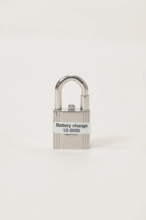 Diamond-set steel Kelly Mini Model 16mm convertible watch featuring detachable padlock
