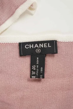 dirty pink with CC logo silk scarf