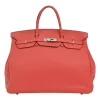 Flamingo Togo leather Birkin 40 with palladium-plated hardware