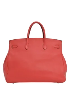 Flamingo Togo leather Birkin 40 with palladium-plated hardware
