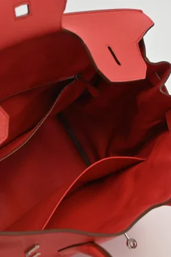 Flamingo Togo leather Birkin 40 with palladium-plated hardware