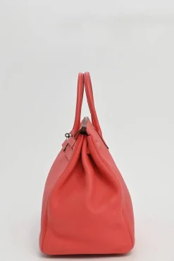 Flamingo Togo leather Birkin 40 with palladium-plated hardware