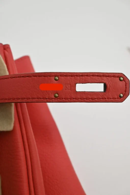 Flamingo Togo leather Birkin 40 with palladium-plated hardware