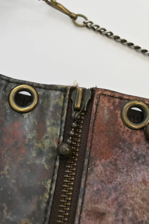 FW1995 Cyberbaba Multi Zipped Shoulder Bag with Pouch