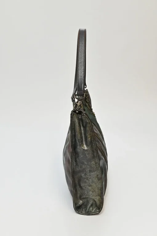 FW1995 Cyberbaba Multi Zipped Shoulder Bag with Pouch