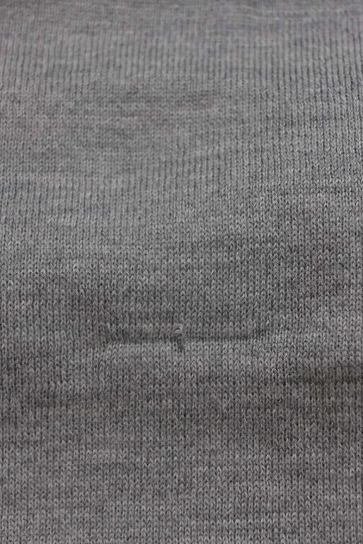 Garde-robe pour femme heather grey bi-layer effect distressed crewneck pullover sweater