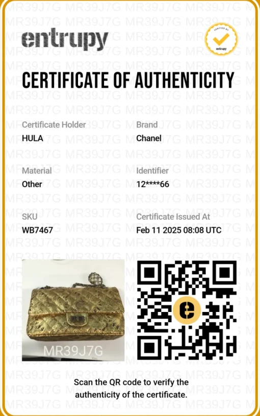 Gold laser-cut brocade print matelassé lambskin 2.55 Double Flap shoulder bag with gold-tone hardware and faux-pearl caged egg charm