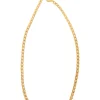 Gold-plated 31 Rue Cambon adjustable chain belt with hook fastening