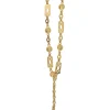 Gold-tone metallic Medusa medallion chain belt with hook fastening