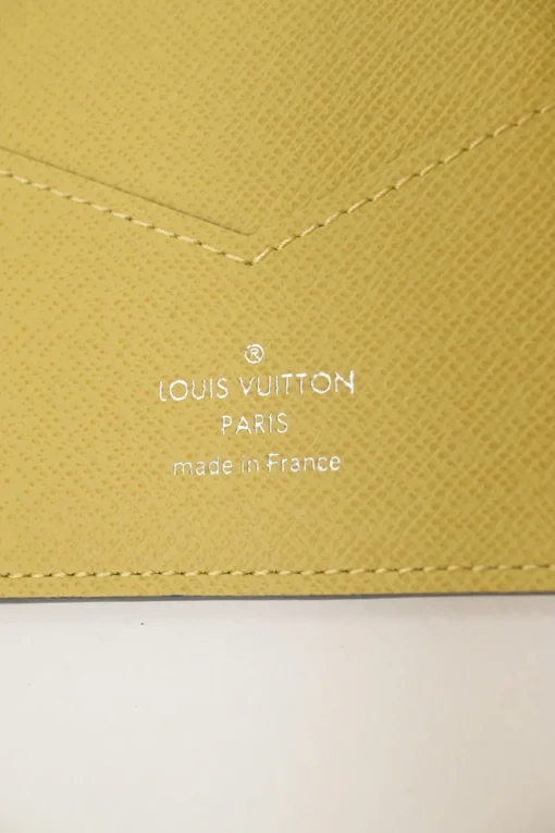 Graphite Damier coated canvas passport cover limited edition