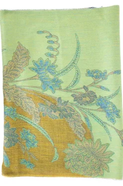Green, blue, purple shawl