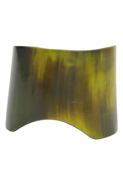 Green horn bangle