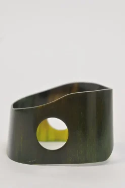 Green horn bangle