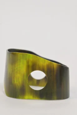 Green horn bangle