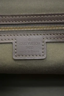 Green monogram canvas and leather Mini Lin Josephine bag