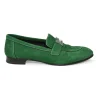 Green Suede Paris Loafers