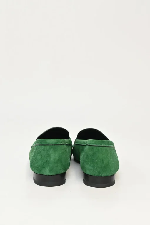 Green Suede Paris Loafers