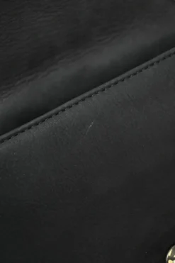 Grey embossed matelassé calfskin crossbody flap bag with gunmetal Coco Mark turnlock closure