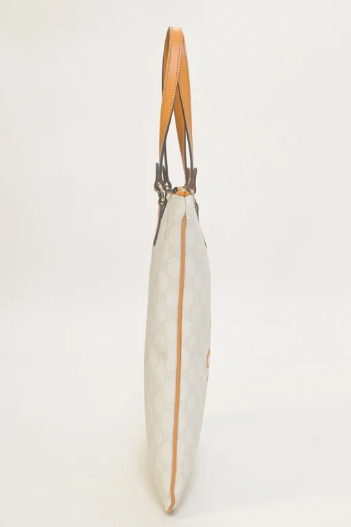 Grey Guccissima monogram canvas and leather GG Plus shopper tote
