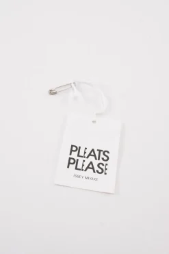 Grey polyester pleated tote bag with black nylon handle