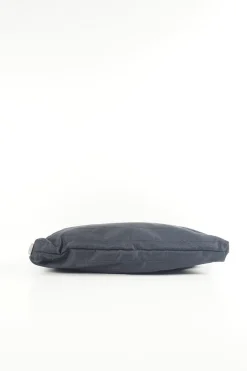 Gucci dark blue nylon pouch clutch