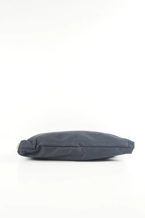 Gucci dark blue nylon pouch clutch