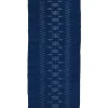 Indigo Ikat  handloom fringe scarf