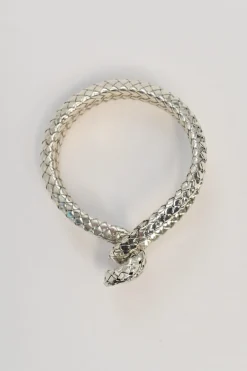 Intrecciato silver knot bracelet