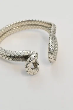 Intrecciato silver knot bracelet