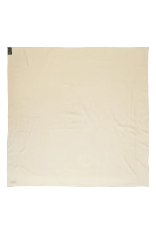 Ivory cashmere-silk blend square scarf