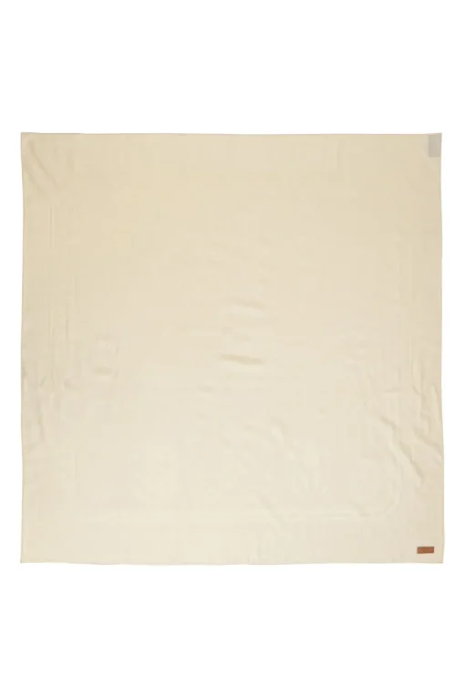 Ivory cashmere-silk blend square scarf