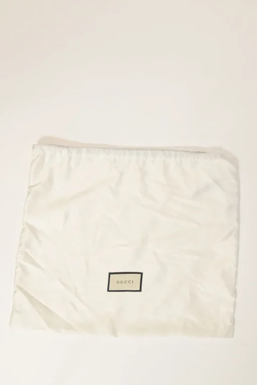 Ivory chevron quilted leather GG Marmont crossbody bag