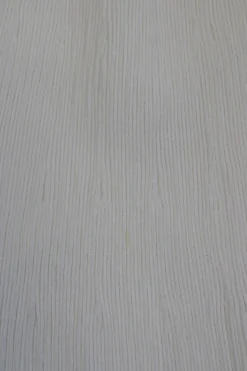 Ivory cotton-blend A-line plissé knit midi skirt