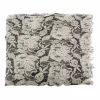 Ivory Floral Lace Printed Silk Scarf