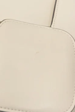 Ivory leather Horsebit 1955 bag with adjustable shoulder strap