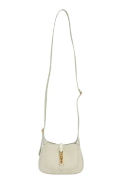 Ivory leather mini Jackie 1961 crossbody shoulder bag