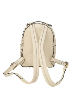 Ivory leather Rockstud mini backpack
