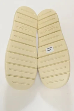 Ivory rubber Puddle slingback log sole clogs
