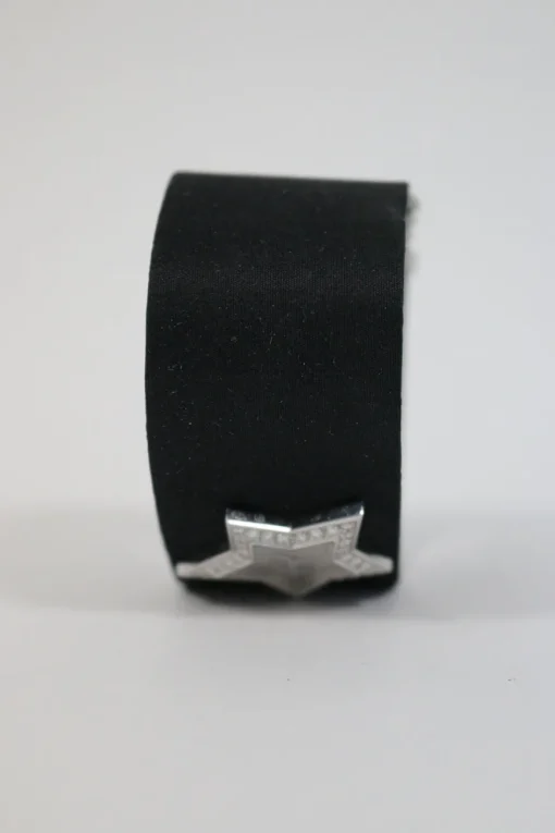 18k white gold and diamond star bracelet Quartz watch