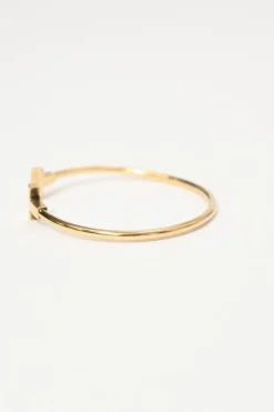 18-karat yellow gold Tiffany T Wire bracelet