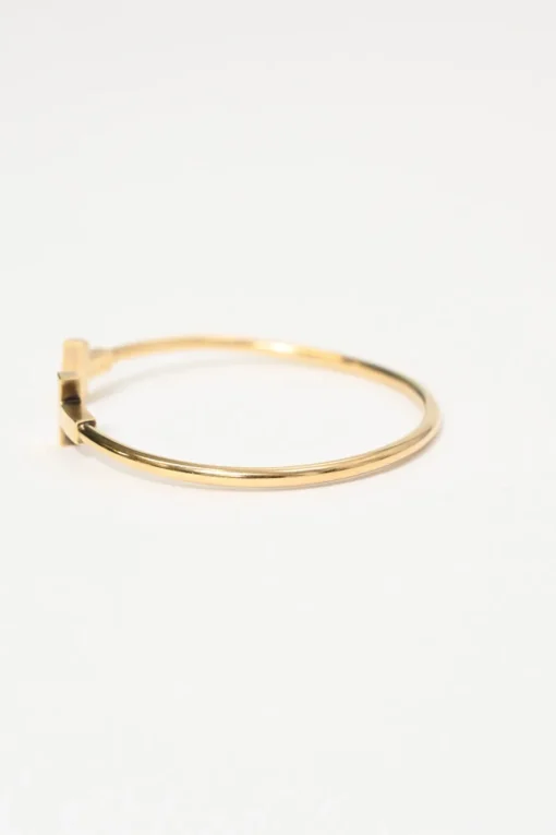 18-karat yellow gold Tiffany T Wire bracelet