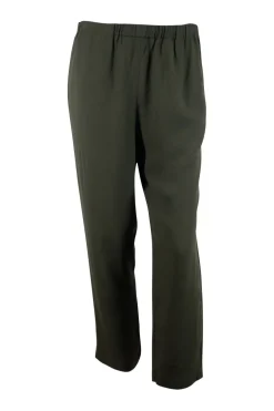 Khaki Viscose Pants