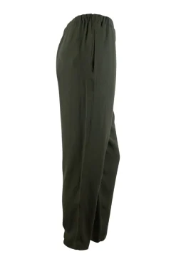 Khaki Viscose Pants