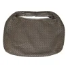 Large Brown Intrecciato Leather Cabat Shoulder Bag