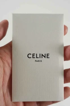 Large Powder Grained Calfskin Strap Wallet